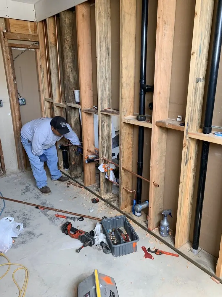 Commercial rough-in plumbing for Gas Line Repair in Webbs Corner